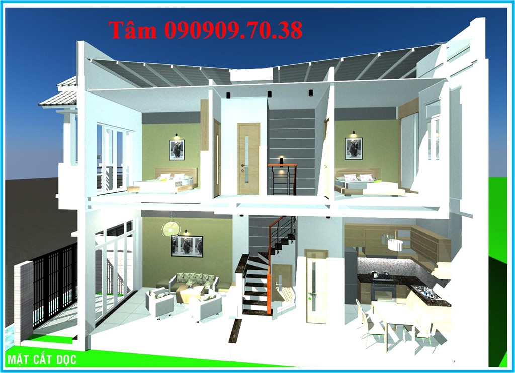 Bán nhà mới xây 1 trệt 1 lầu đường Nguyễn Hữu Thọ(nd) Huyện Nhà Bè gần lotte Q.7 trường quốc tế mỹ