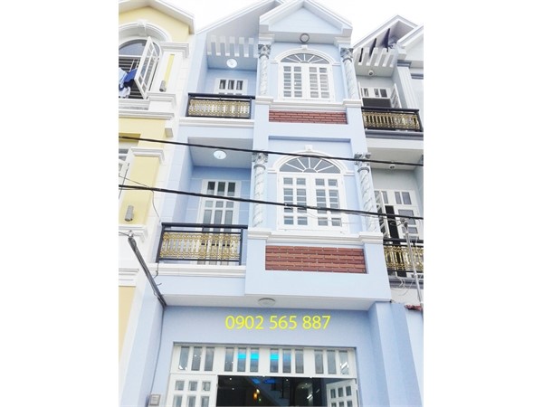 Bán gấp nhà 3 tầng 4m x 13m, giá rẻ 1.85 tỷ, đường trước nhà 8m