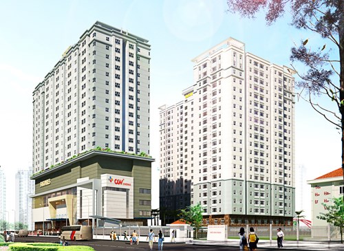 Căn hộ tại TT Bình Thạnh, 5 tầng thương mại, view sông Sài Gòn chỉ cần thanh toán trước 400 triệu