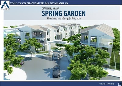 Khu nhà ở cao cấp khép kín Spring Garden, chỉ có 13 căn, giá từ 2.9 tỷ/căn