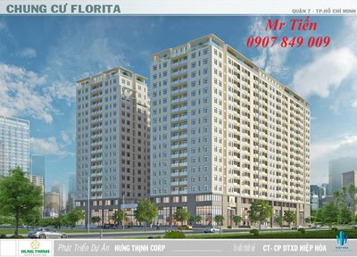 Bán căn hộ cao cấp Florita Khu Himlam Tân Hưng Quận 7 chiết khấu 3% đến ngày 5/7