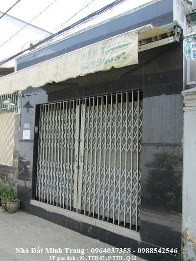 Nhà hẻm thông cấp 4 gác lửng (4m x 15m) P-Tân Thới Hiệp Q-12