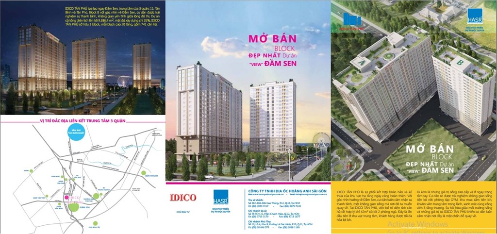 Căn hộ ngay Đầm Sen, giá cạnh tranh nhất khu vực. Được hổ trợ trả góp