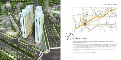Căn hộ City Gate Towers mặt tiền Đại lộ Võ Văn Kiệt giá từ 1,1 tỷ/căn