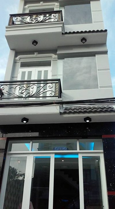 Bán đất 52m2 mới xây 1tr 3 lầu đường nhựa Huỳnh Tấn Phát