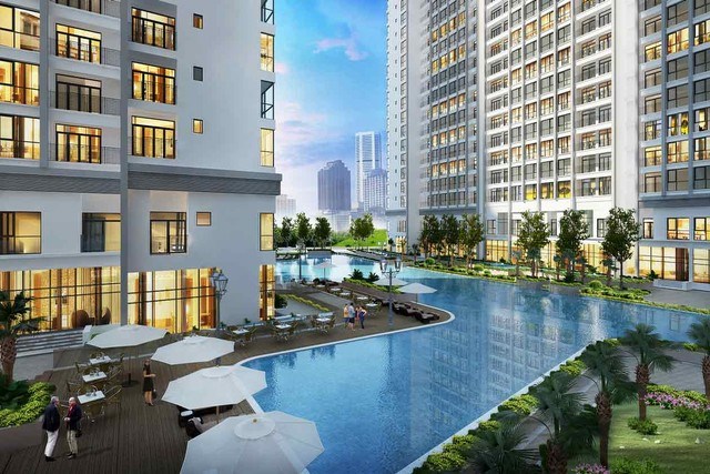 Căn hộ Nhật Bản - Mặt tiền Võ Văn Kiệt. Giá 1tỷ 73m2, trả góp 1% tháng