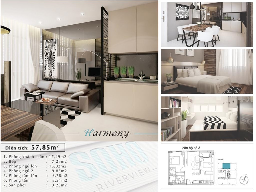 Chỉ cần 300 tr sở hữu ngay căn hộ 58 m2, MT Bình Thạnh, đầy đủ tiện ích