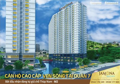 Căn hộ Jamona Apartment, chính thức mở bán, giá từ 20 triệu / m2