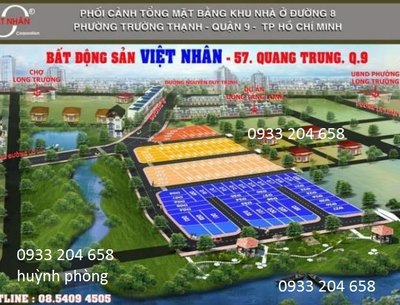 KDC Việt Nhân Q9, Nguyễn Duy Trinh, chỉ 250tr sở hữu, sổ hồng riêng xây dựng ngay