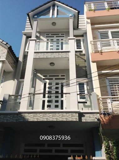 Chính chủ bán nhà 3 tầng mới đẹp 4m x14m, đường xe hơi 6m, giá 1.8 tỷ (hình thực tế)