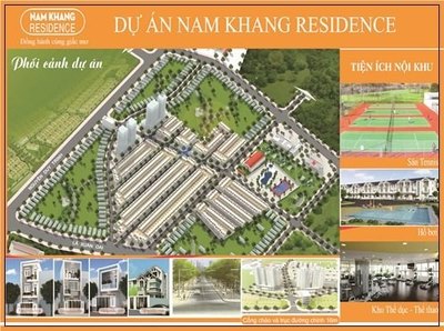 Dự án phân lô bán đất nền Nam khang Residence