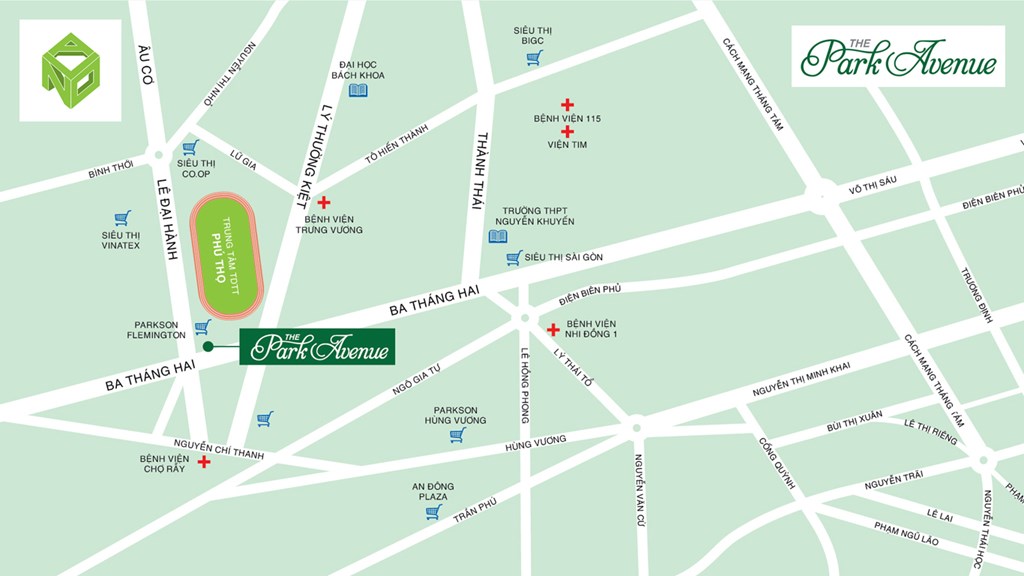 The Park Avenue - mặt tiền đường Ba Tháng Hai, Q.11, TP.HCM