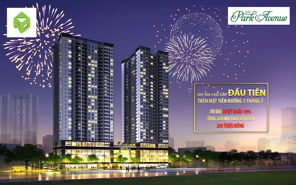The Park Avenue - dự án cao cấp đầu tiên trên MT đường 3/2, CĐT Novaland