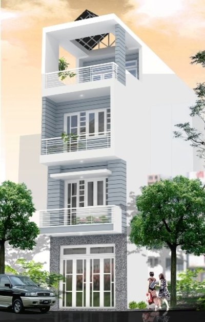 Thiết kế đẹp sang trọng dãy nhà phố 1T + 3L ngay Phạm Văn Đồng giá 3.4 tỷ