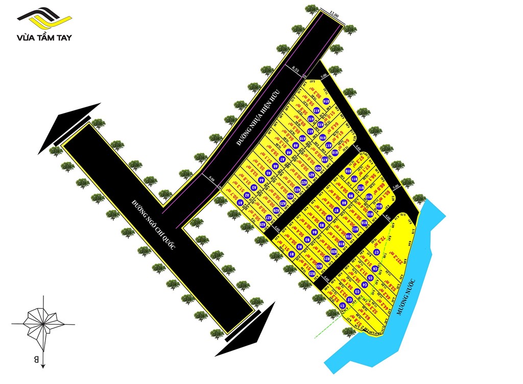 Ngay sau chợ Đầu Mối giá chỉ 14 triệu/m2