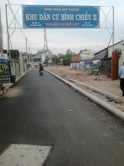 Đất Bình Chiểu mặt tiền đường 20m,bao sang tên,sổ riêng ,hạ tầng hoàn thiện