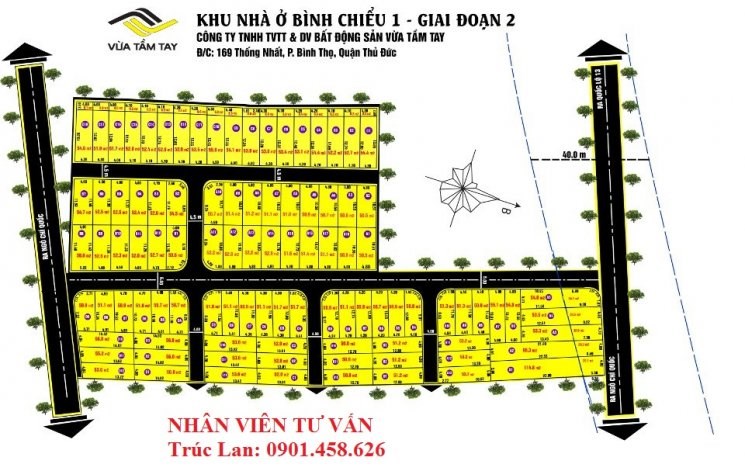 Cần bán đất thổ cư, 560 tr / lô, hỗ trợ vay 50% P Bình Chiểu, Thủ Đức