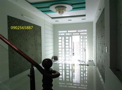 Bán nhà đẹp DT 7,5x10m 1 trệt,1 lầu, hẻm 3m, giá 1,45tỷ, Huỳnh Tấn Phát ,