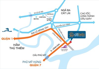 Bán nhà phố dự án CitiBella Quận 2 của Kiến Á.