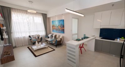 Chuyển nhượng lại căn hộ masteri 2PN view quận 1 diện tích 68m2 giá 2ty3