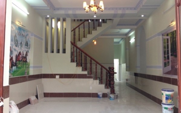 Bán gấp nhà hxh Bình Gĩa, dt 5,9x19m, trệt 3lầu