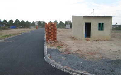 Đất hai mặt tiền 58m2 có sổ riêng, HT vay LS 0%