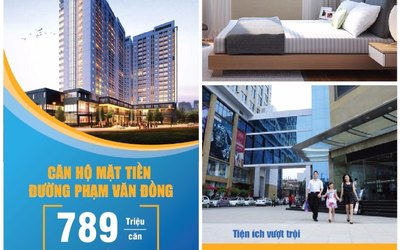 Bán căn hộ 2 phòng ngủ, mặt tiền đường PVD