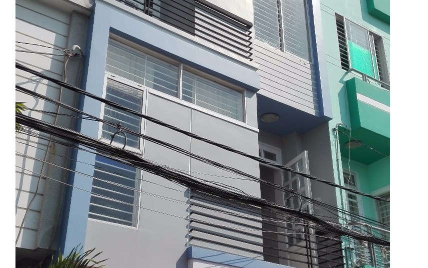 Nhà hẽm Thống Nhất P. 16 GV 4,5x11m, 3 lầu, 4 PN